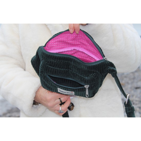 Double Bum Bag Bottle Corduroy